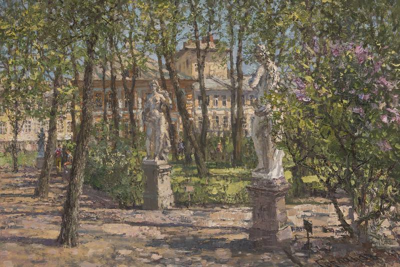 Летний сад. Сирень — Горланов Андриан