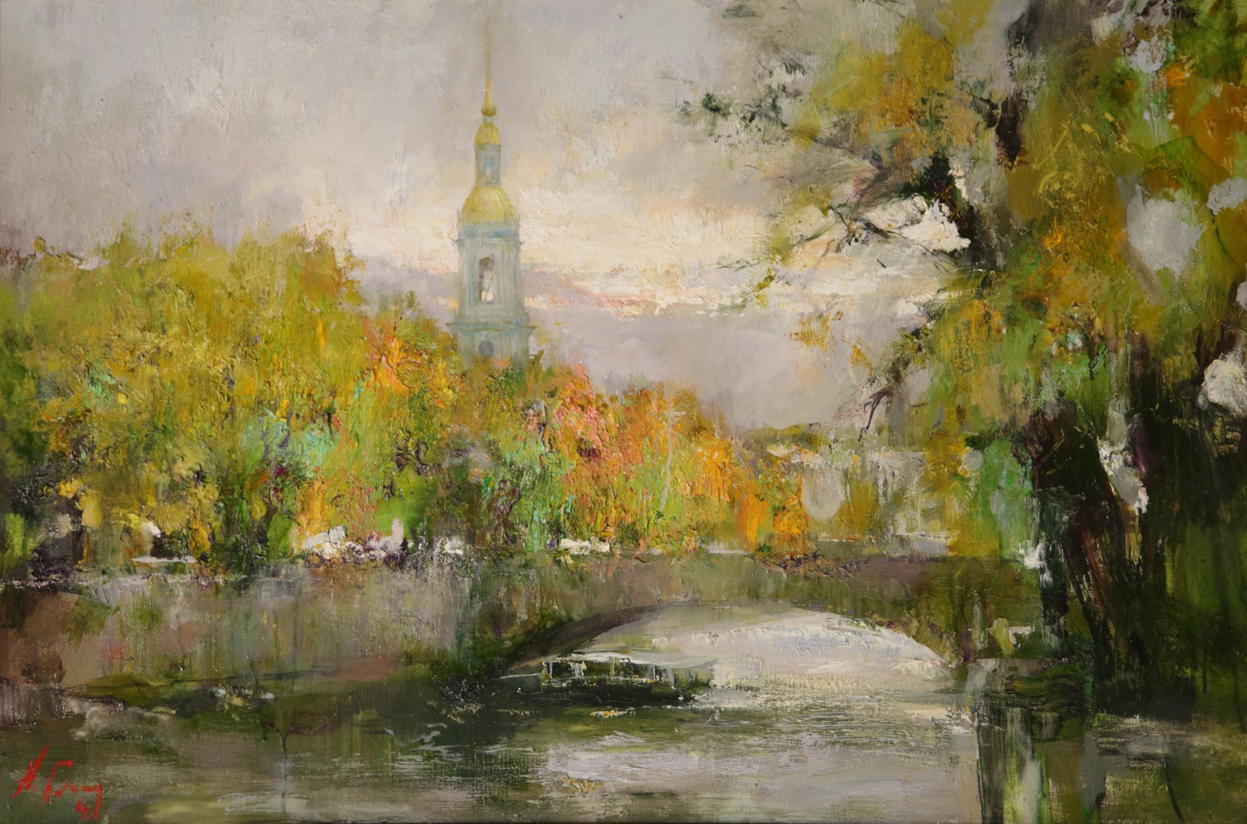 Krukov canal. Autumn — Blokhin Nikolay