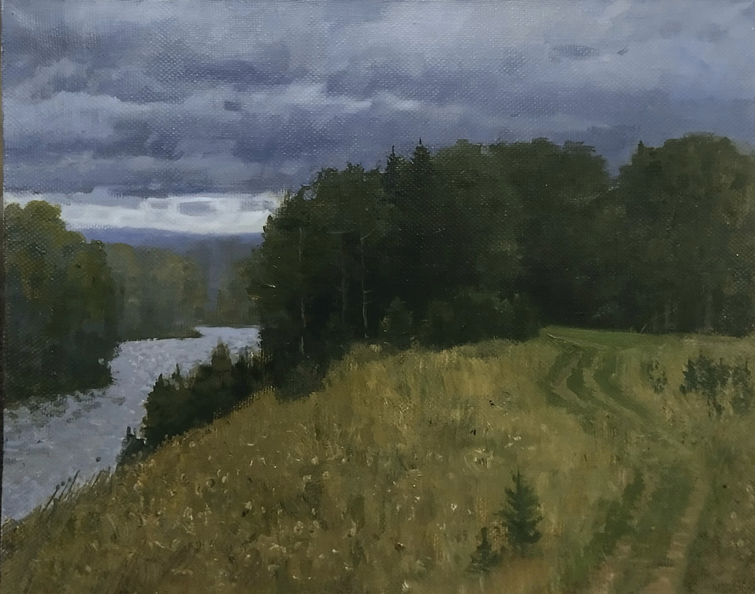 Windy day. Down village — Pyankov Ilya