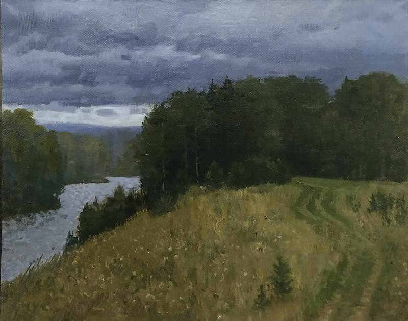Windy day. Down village — Pyankov Ilya