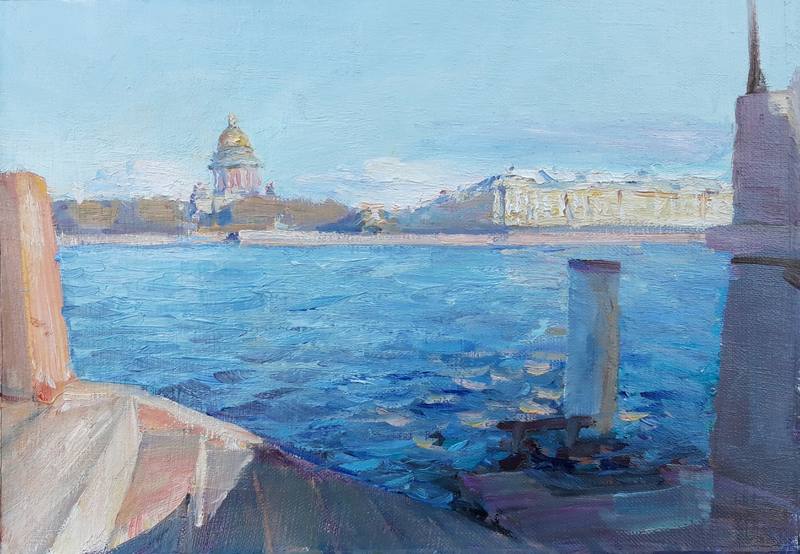 Shadows on the steps — Usmanov Anvar