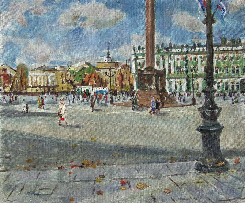 Palace square — Repin Nikolay