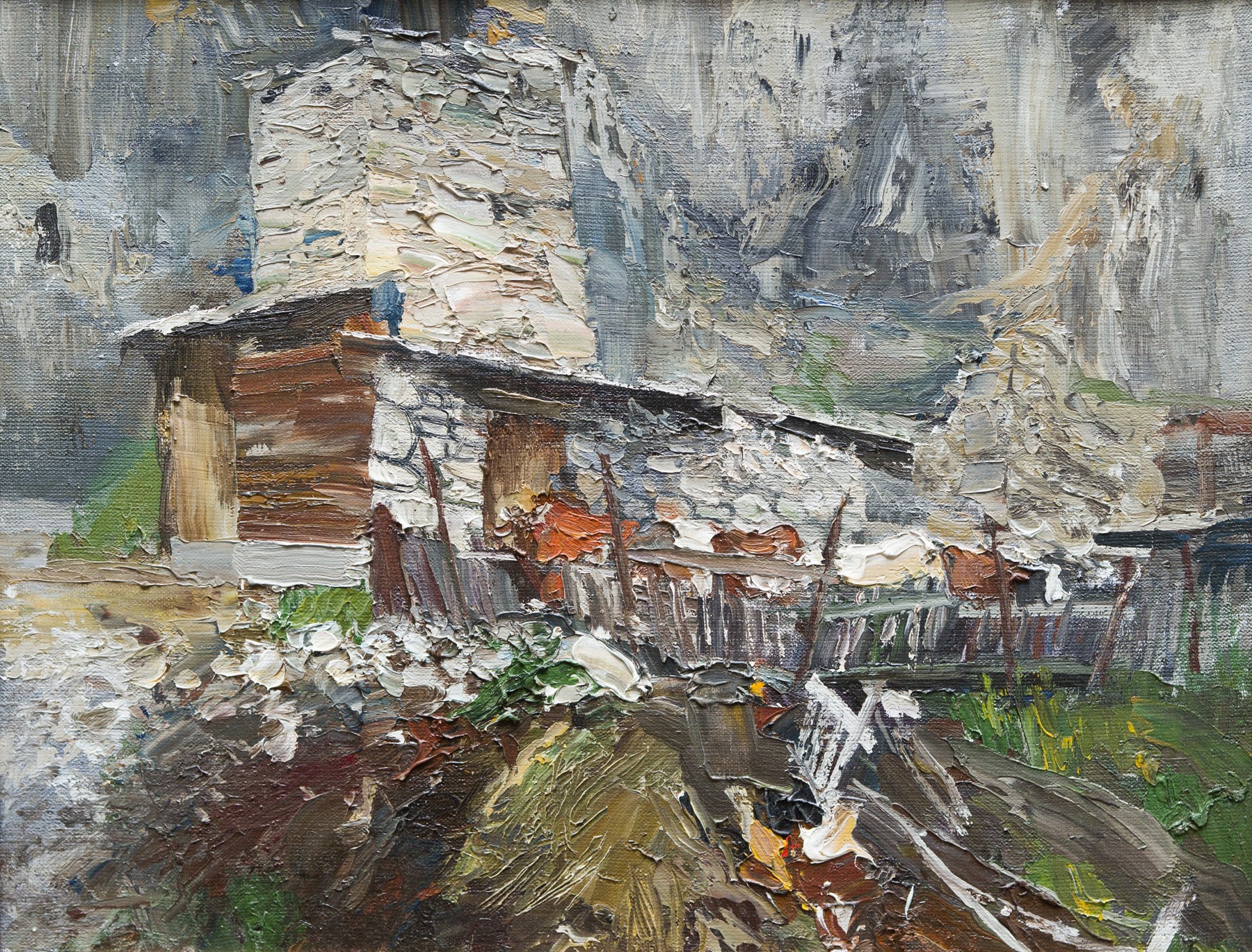 Коровник в Дзивгише — Калинин Алексей