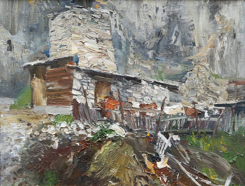 Коровник в Дзивгише — Калинин Алексей
