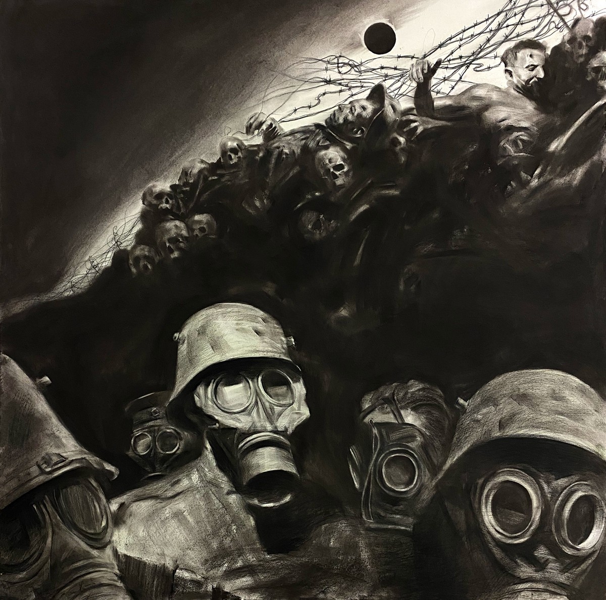 Illustration for Erich Maria Remarque's novel "All Quiet on the Western Front" page 1 — Klimenko Andrey