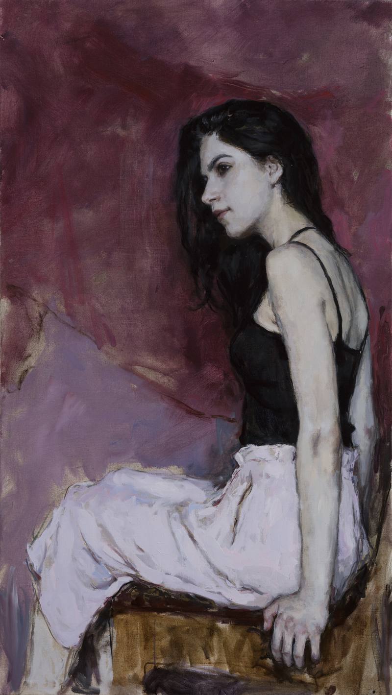 Sophia on violet backround — Pyankovsky Andrey