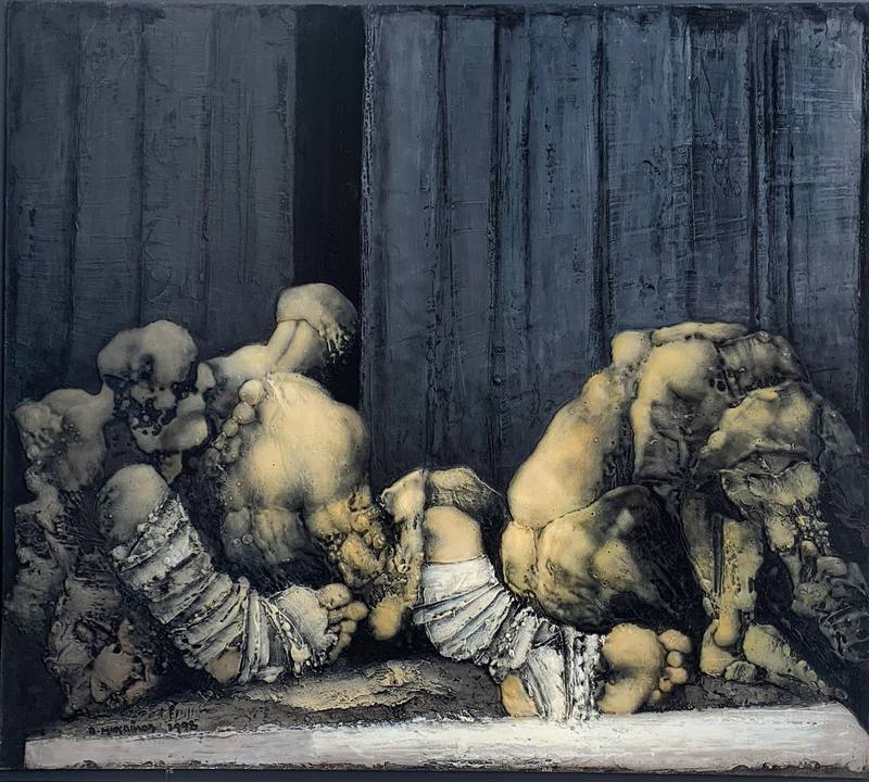 Ochre on grey — Mikhailov Vyacheslav