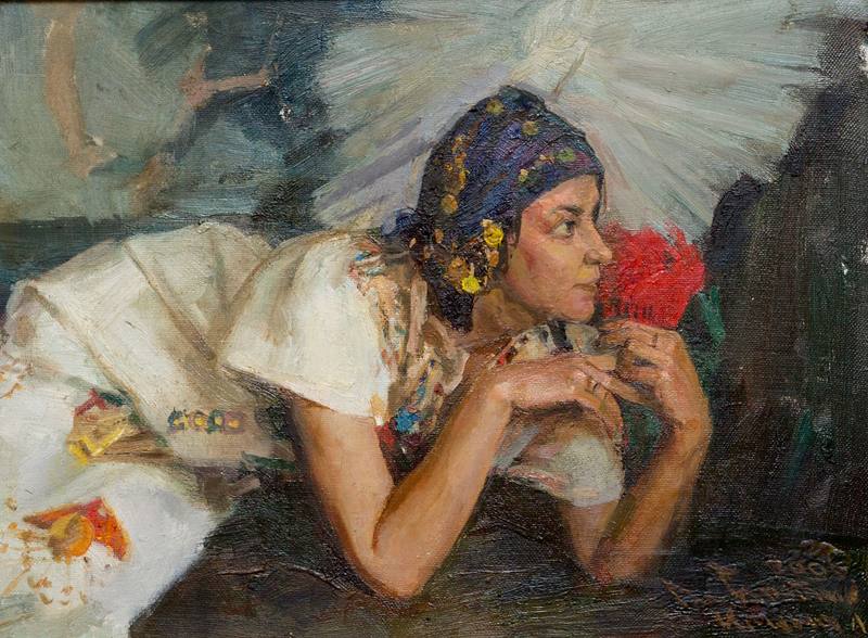 The portrait in oriental dress. Irina Loskutova — Bratanyuk Vasily