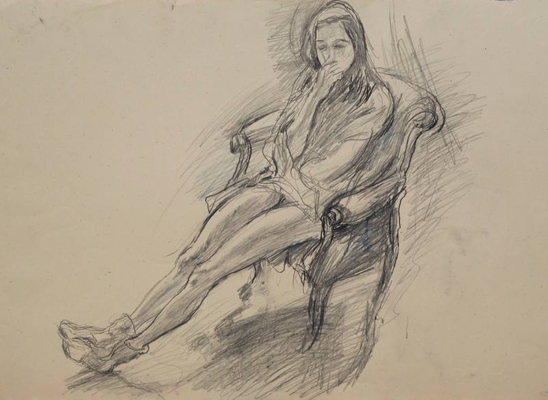 Sitting model — Stroganov Leonid