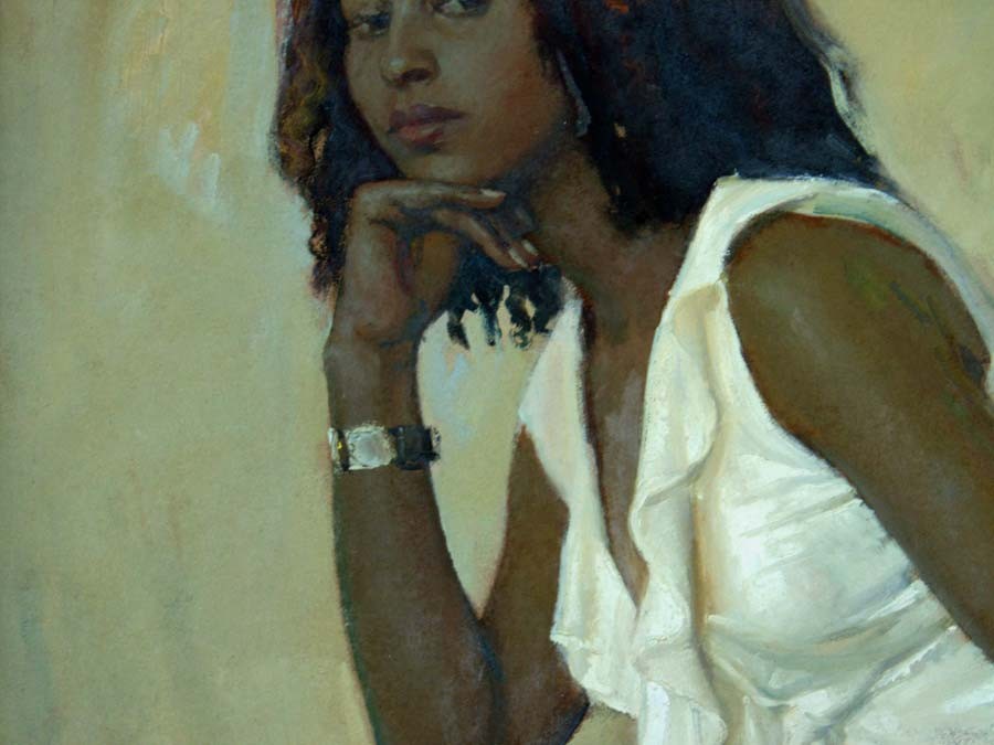 Woman's portrait — Tesfay Atchbekha Negga (1)