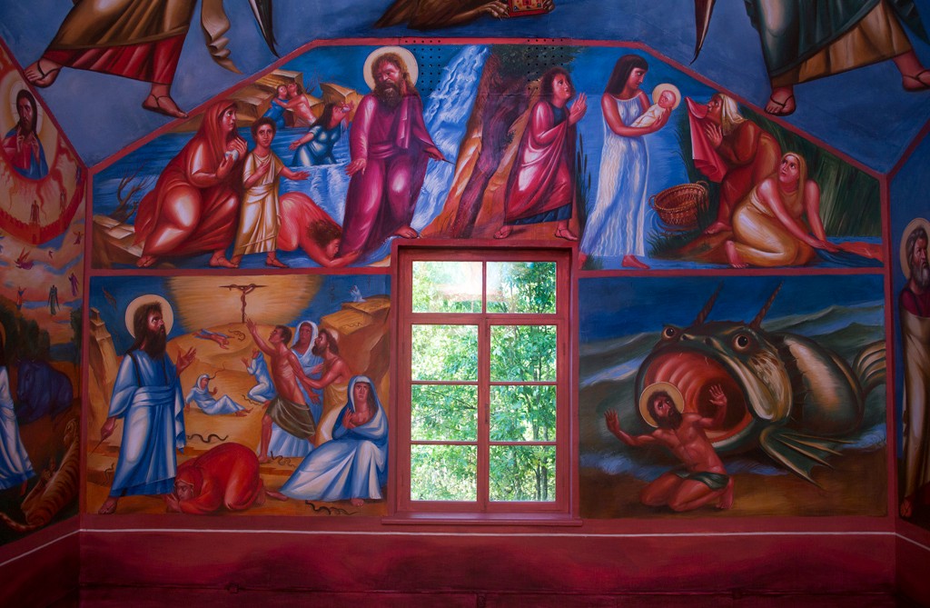 Wall painting in church of John the Baptist in the village of Nativity. Pushkinskie Gory region — Margolin Dmitry (9)