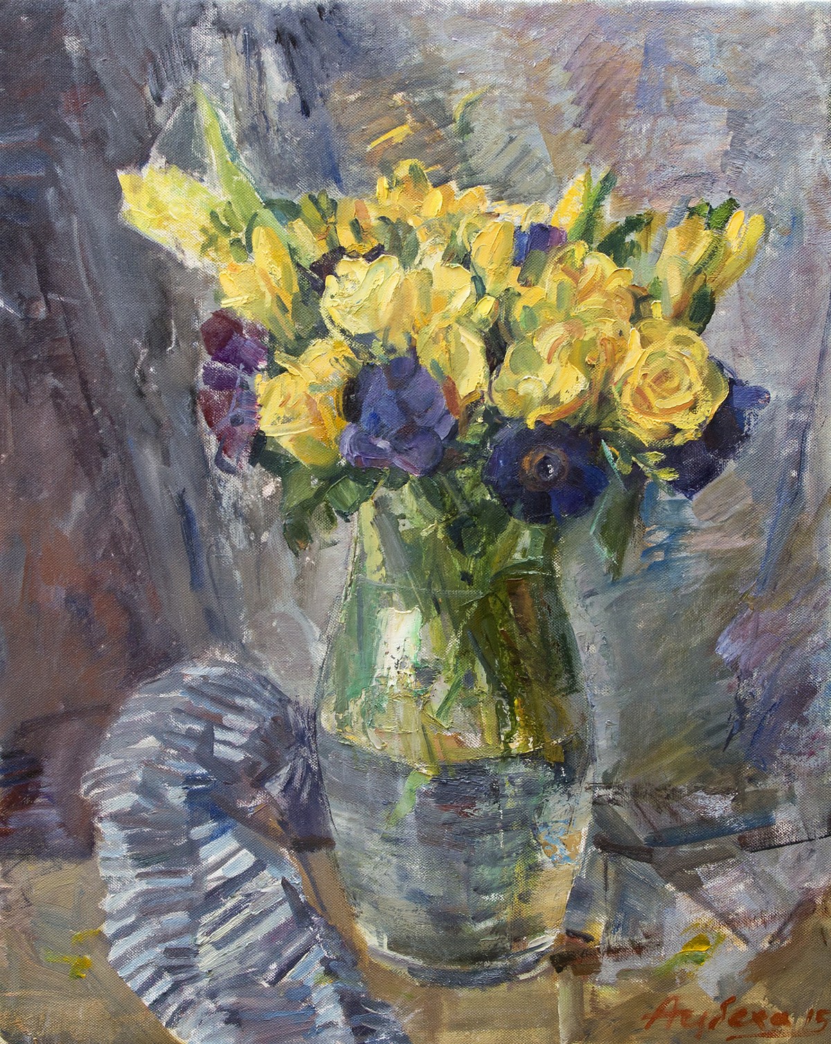 Flowers in the glass — Tesfay Atchbekha Negga
