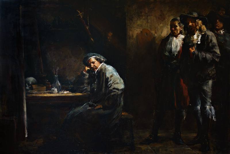 In the Rembrandt's studio. — Shumkin Anatoly