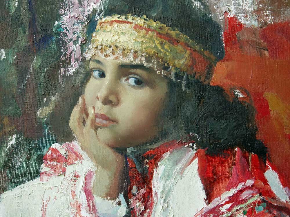 Daughter's portrait — Tesfay Atchbekha Negga (1)