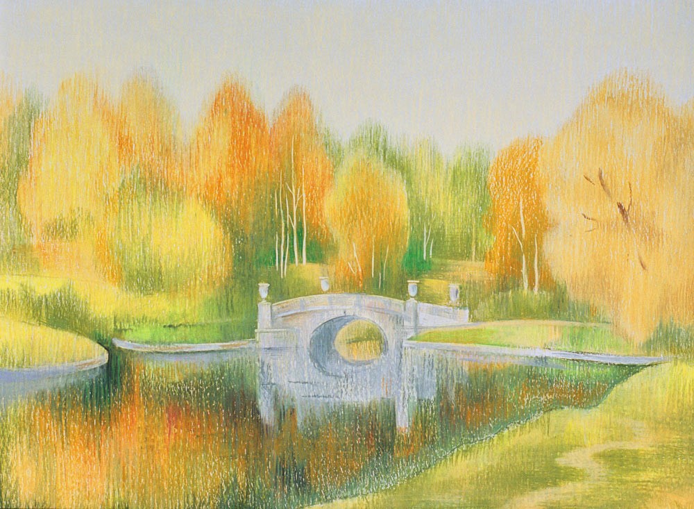 A small bridge in Pavlovsk — Nedzvetskaya Olga