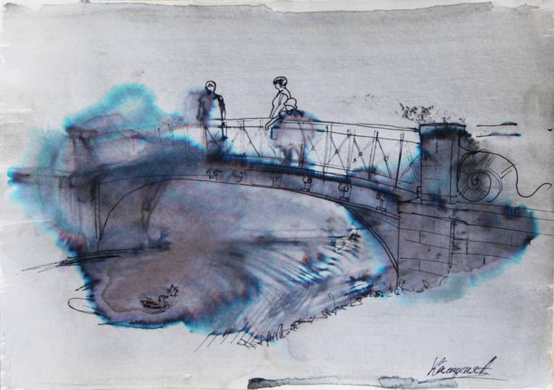 Bridge in Gatchina park. 2018 — Kalitsenia Aleh
