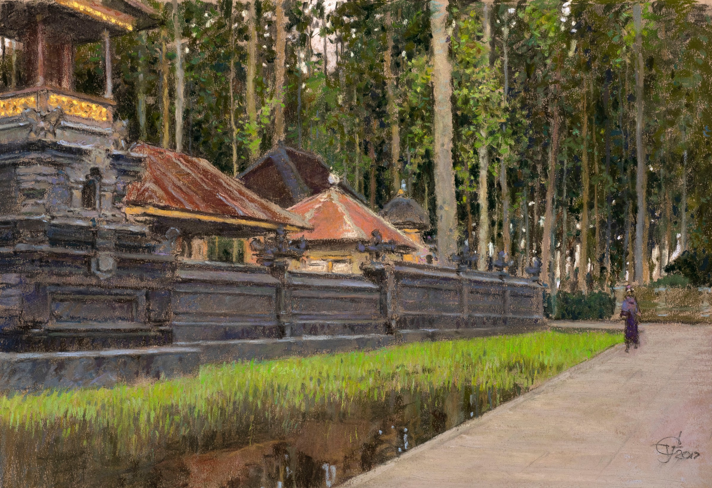 Bali island. Temple complex — Усик