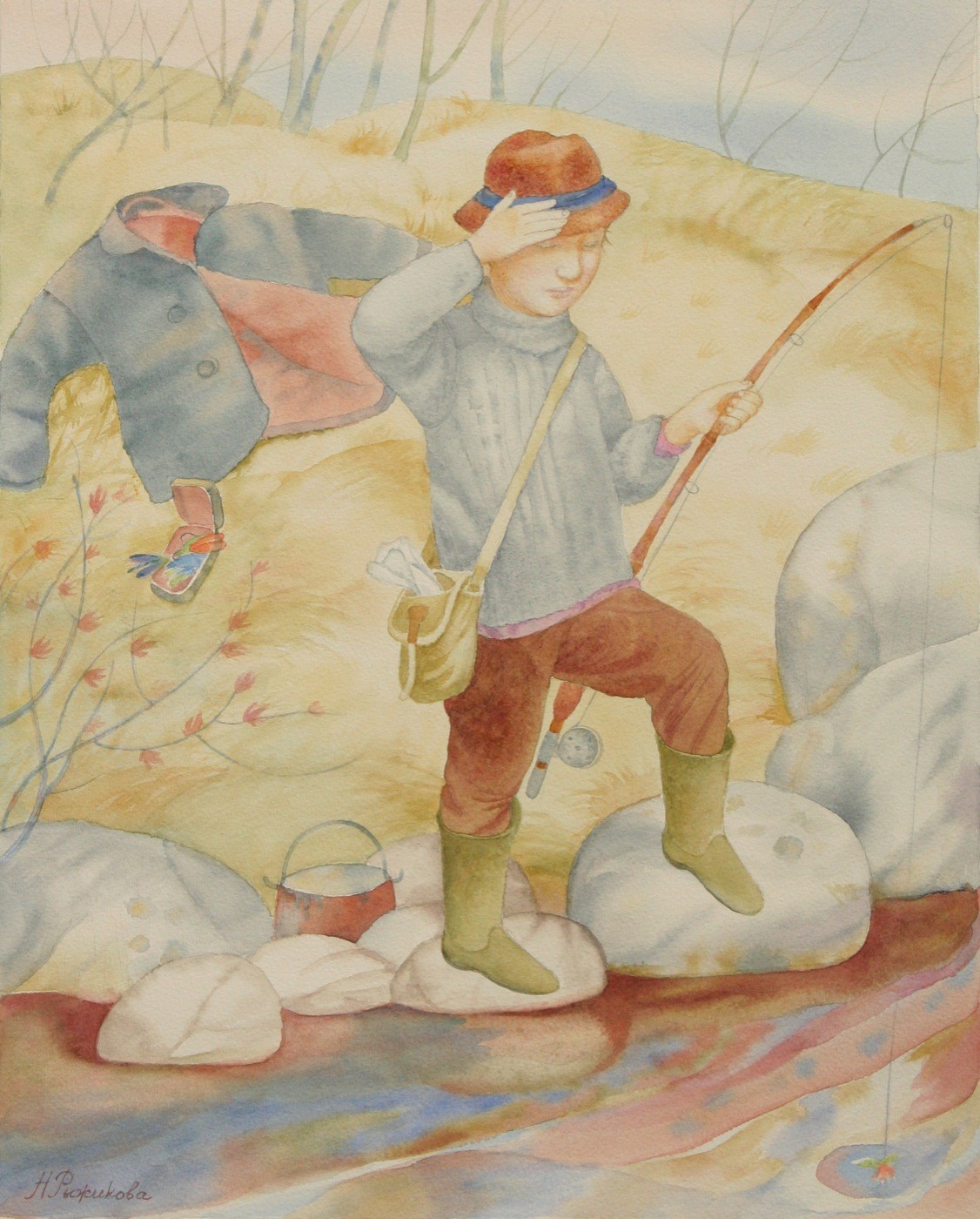 Brook trout — Ryzhikova Nina