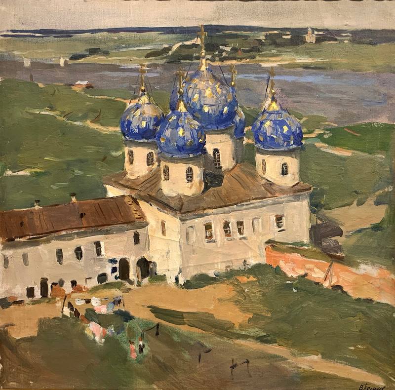 Великий Новгород. В Юрьевом монастыре. 1972 — Песиков Владимир Симонович