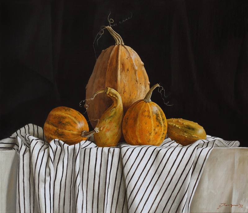 Still life with pumpkins — Khokhrin Ilya
