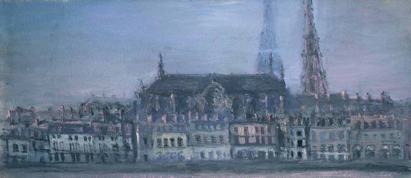 Bordeaux. embankment at night, 2006 — Bakin Sergey