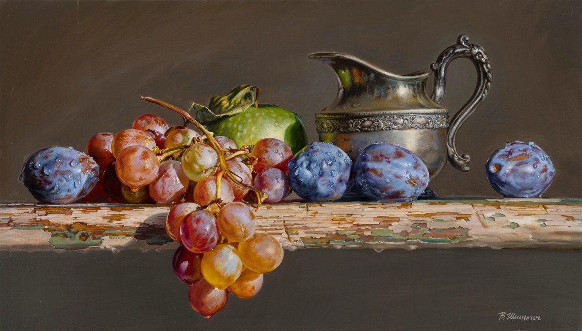 Fruits on the bench — Shishkin Valery