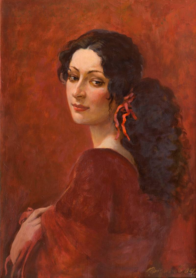 Gypsy dancer — Fedotov Vasily