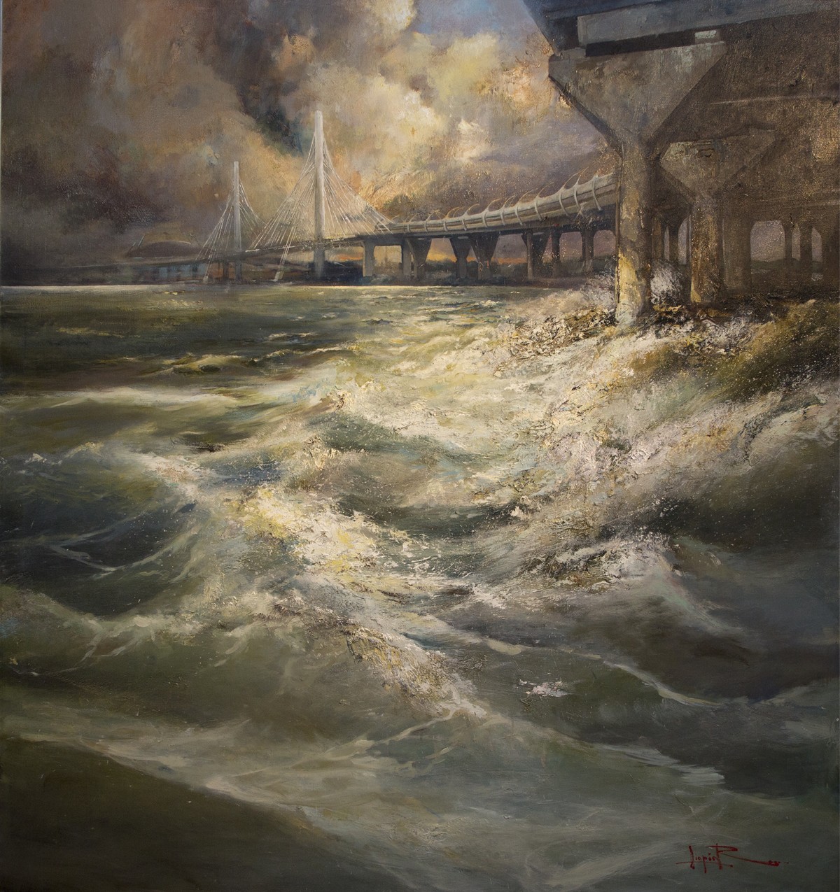 Storm at Saint-Petersburg ring — Lyapin Roman