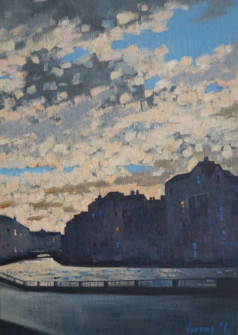 Sky over Fontanka — Chighina Margharita