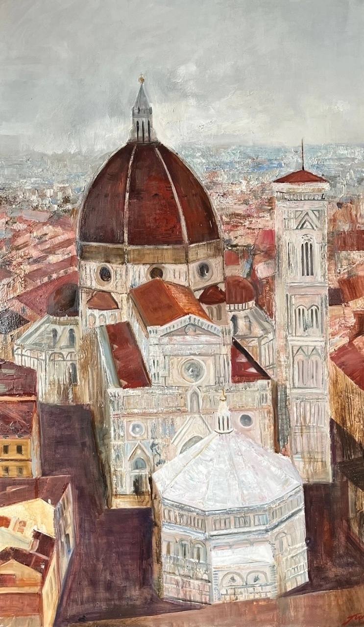 Cathedral of Saint Mary of the Flower — Pozharskaya Elizaveta. Oil on canvas