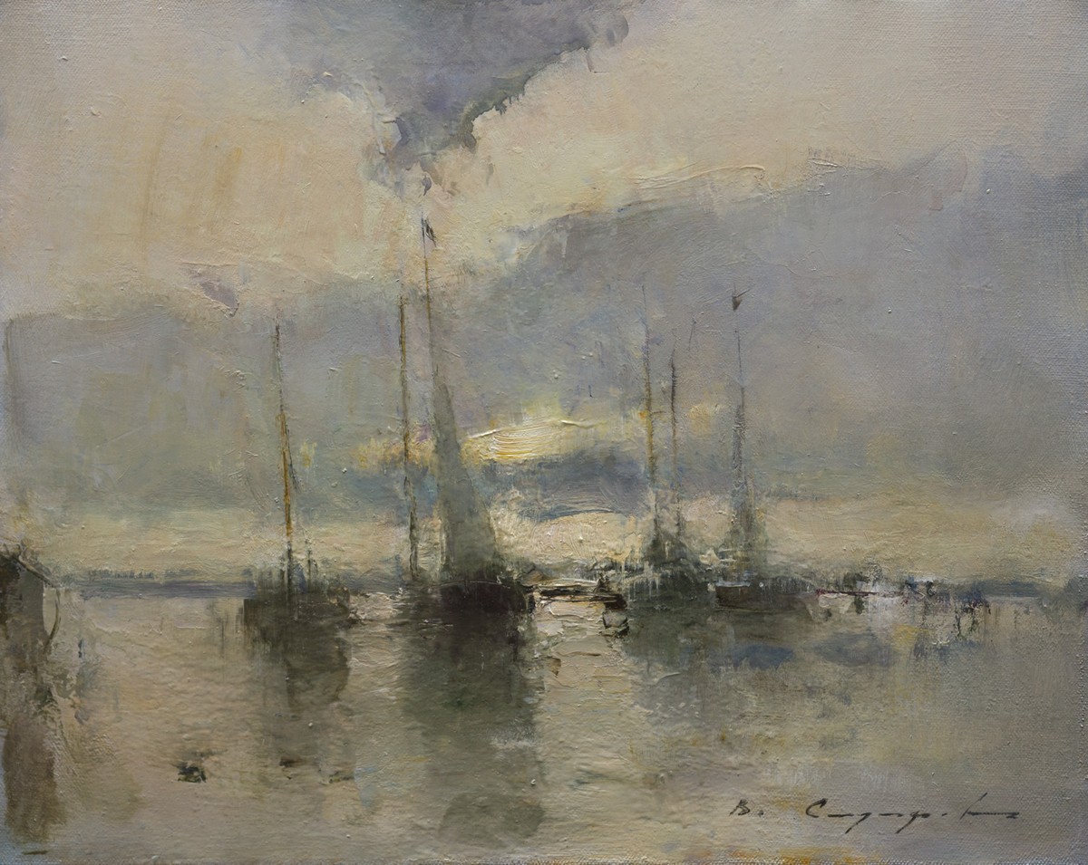 Sea port. Yachts — Smukrovich Vitold