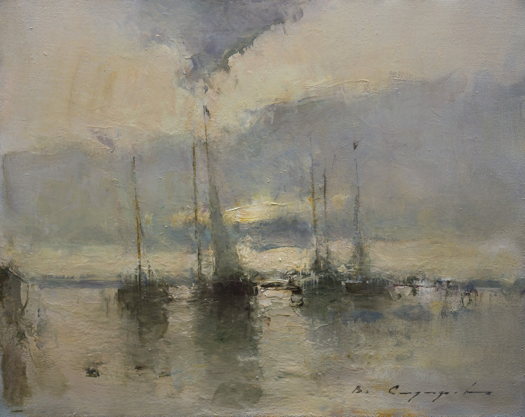 Sea port. Yachts — Smukrovich Vitold