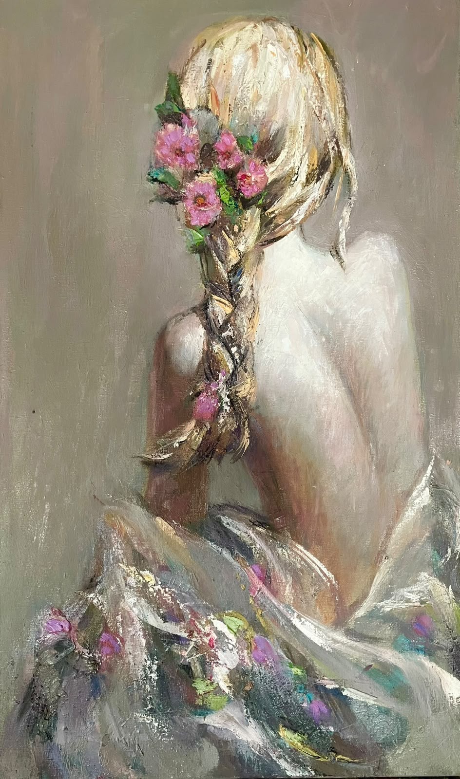 Braid — Pavlov Mstislav. Oil on canvas