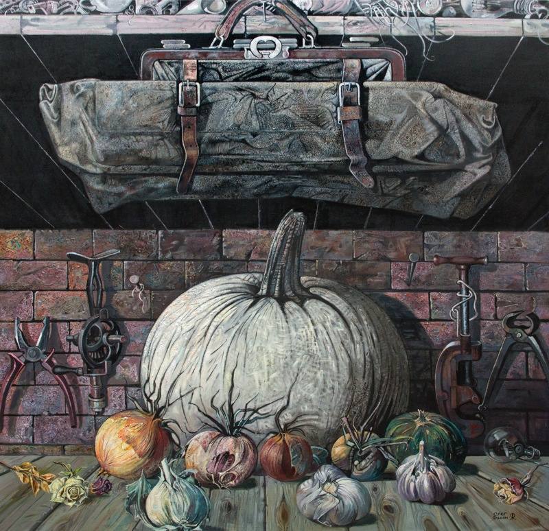 Old traveling bag — Yakhnin Oleg