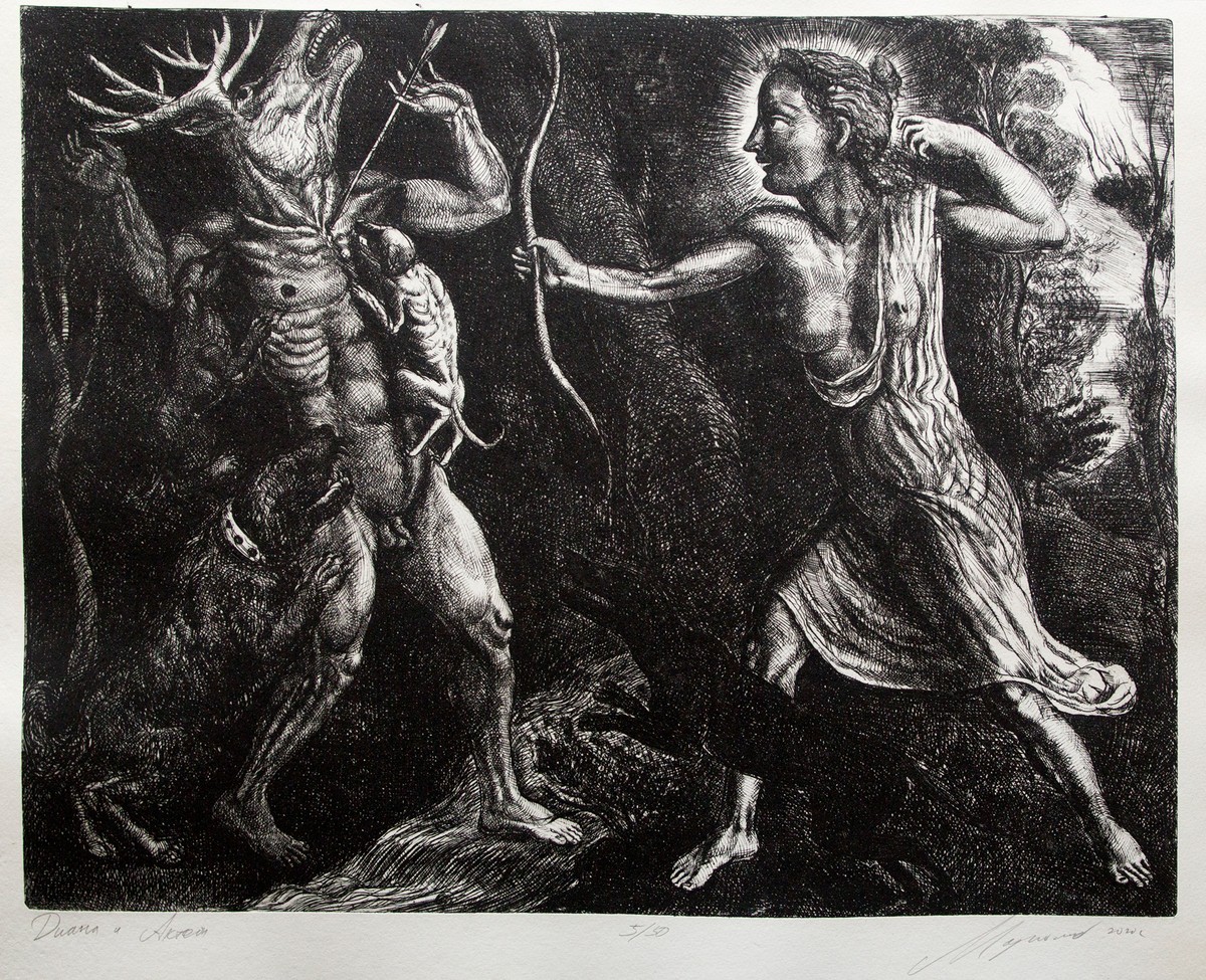 Antique myths in seventeen engravings by Dmitry Margolin — Margolin Dmitry