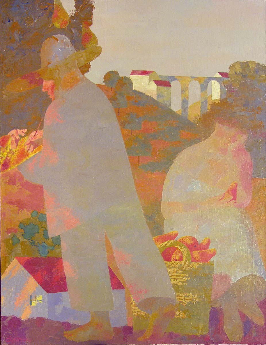 Artist and a model — Sklyarenko Andrey