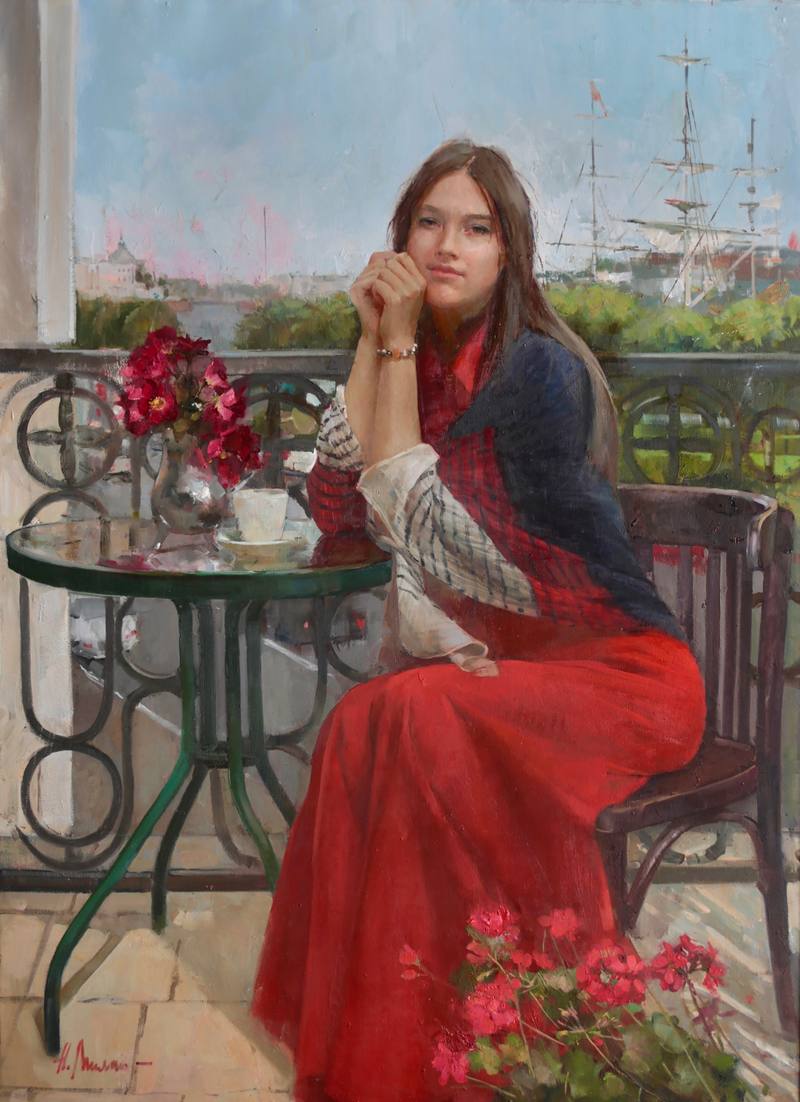 On the balcony — Milashevich Natasha