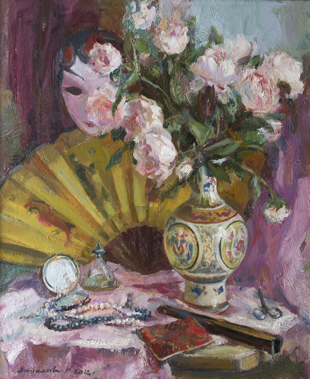 Still life with a fan — Vishniakova Natalia