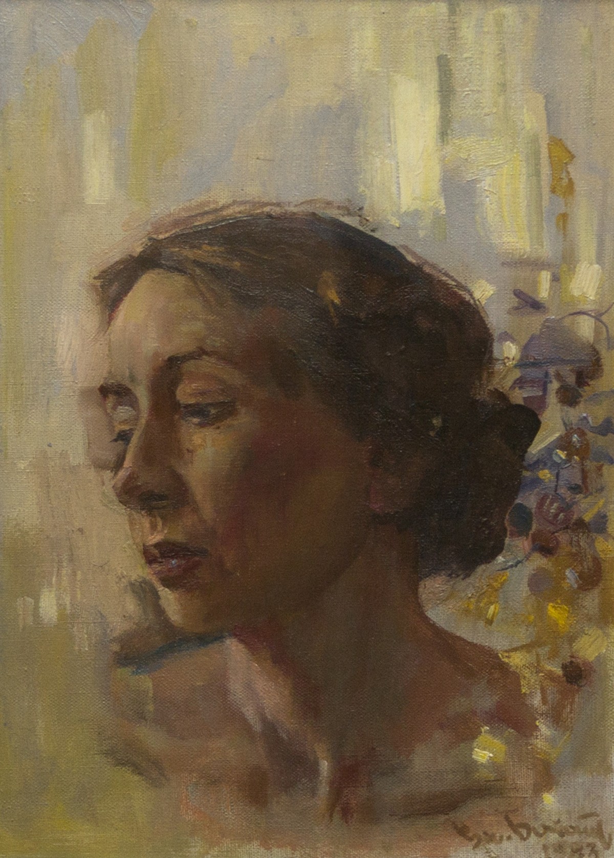 Portrait of G. Ulanova — Bratanyuk Vasily