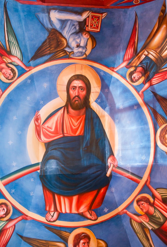 Wall painting in church of John the Baptist in the village of Nativity. Pushkinskie Gory region — Margolin Dmitry (5)