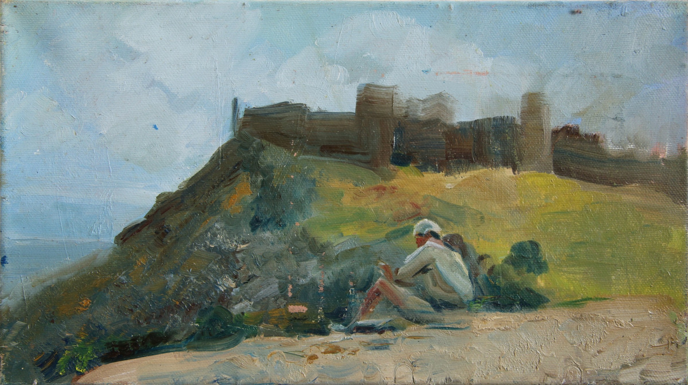 Misha on the plein air in Sudak. 2019 — Kalitsenia Aleh