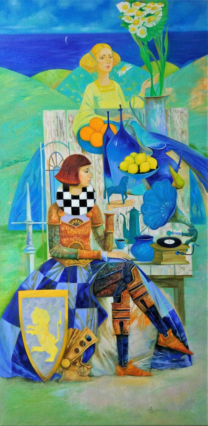 Two characters — Larionova Olga