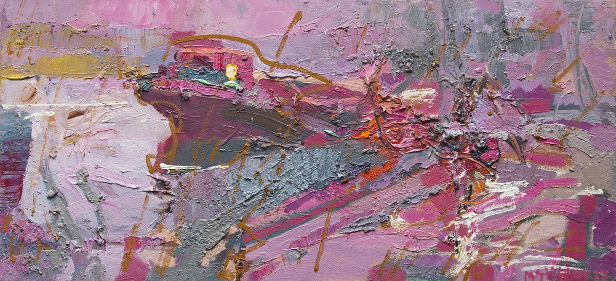 Barges on the Seine — Pavlov Mstislav