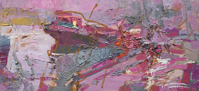 Barges on the Seine — Pavlov Mstislav