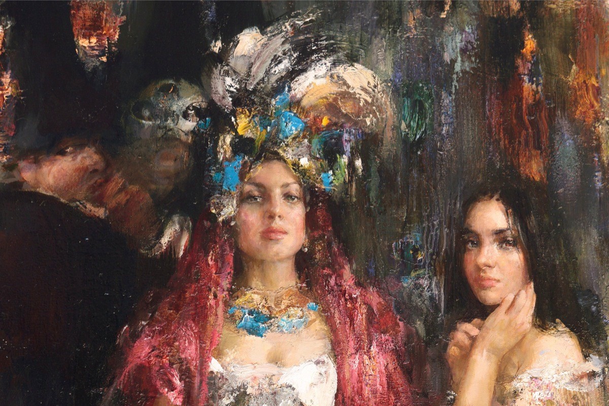 Girls from Venice. Triptych "Venice" — Blokhin Nikolay (1)