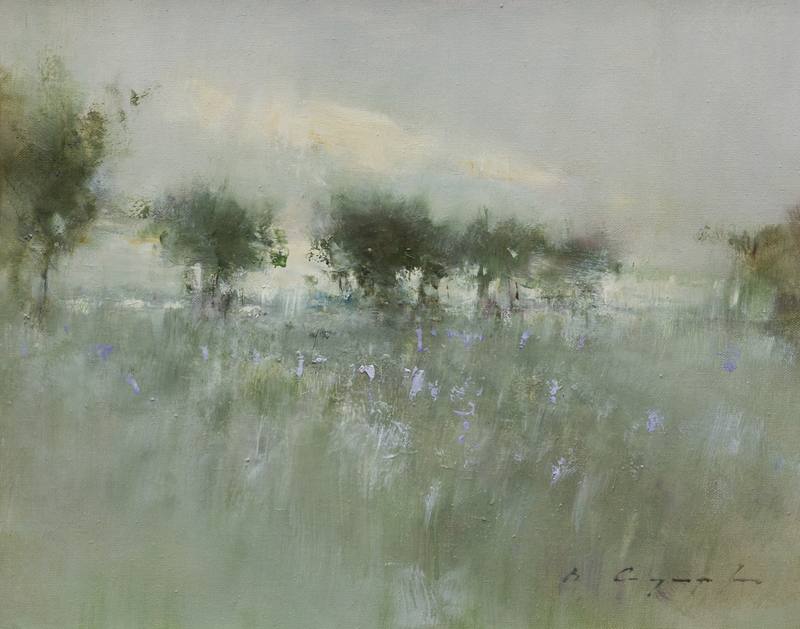 Morning flowered field — Smukrovich Vitold