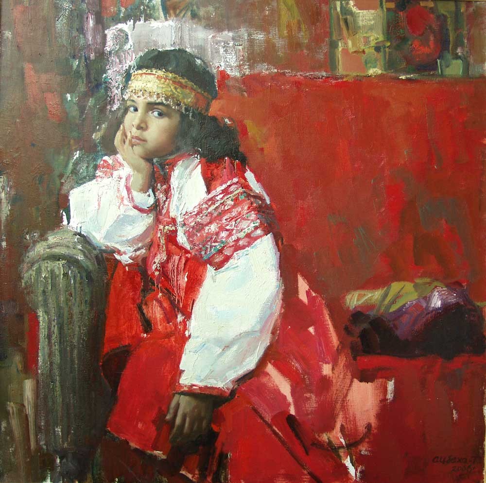 Daughter's portrait — Tesfay Atchbekha Negga