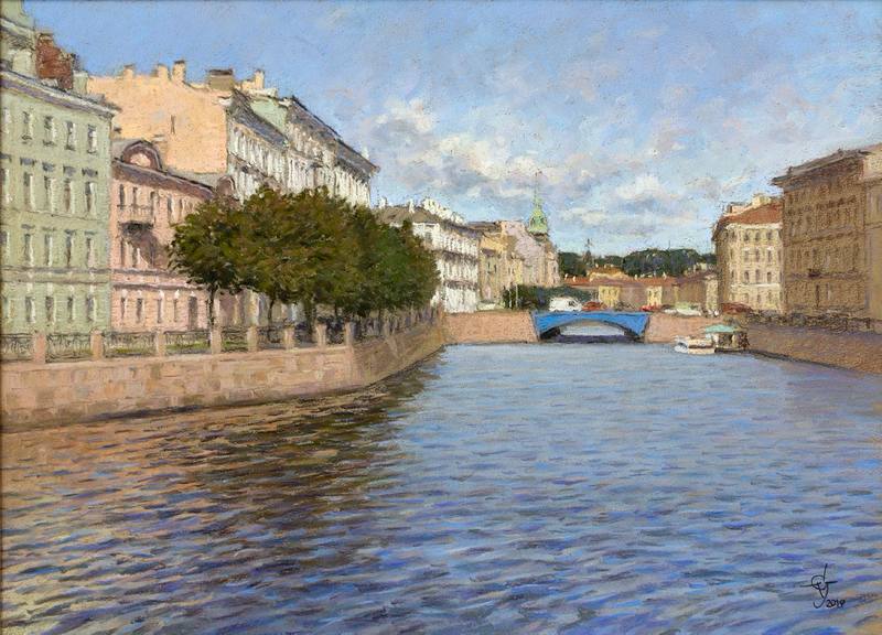 Blue bridge — Oussik Sergey