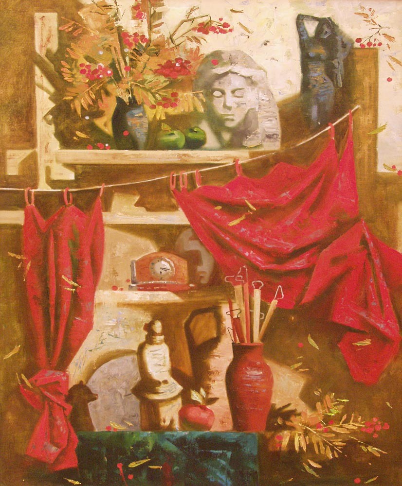 Still life with brushes — Murasheva Elena