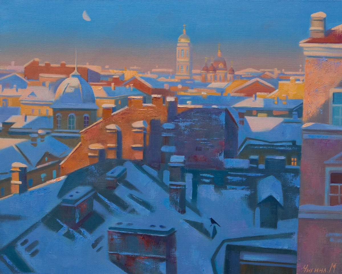 Winter in the city — Chighina Margharita